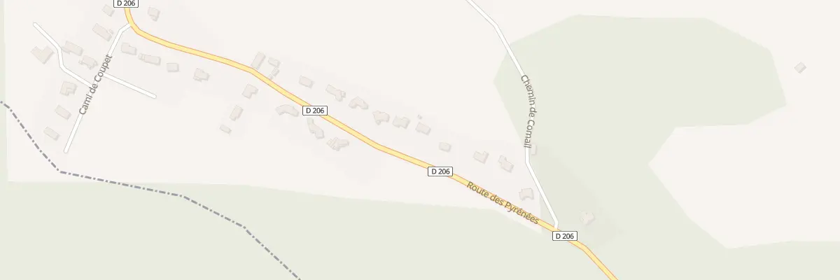 Plan du 2059 Rte des Pyrénées à Lonçon
