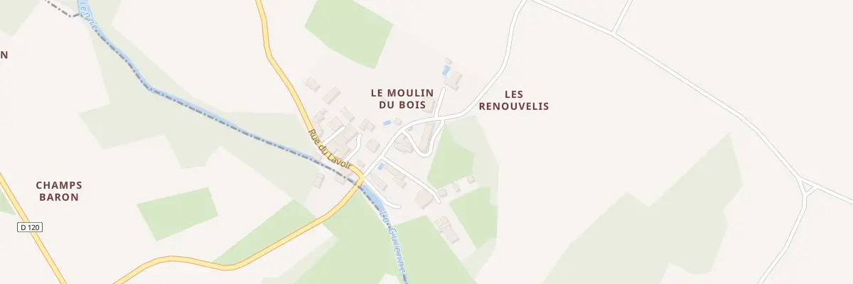 Plan du 15 Rue Principale du Moulin à Aujac