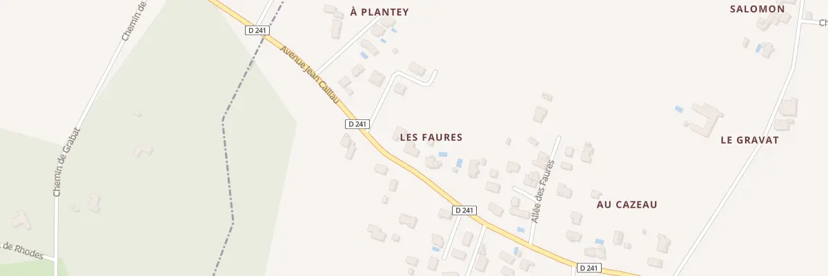 Plan du 54 Av Jean Caillau à Sallebœuf