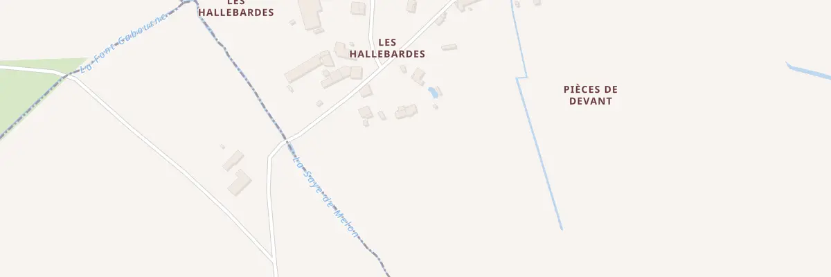 Plan du 51 Les Hallebardes à Bussac-Forêt