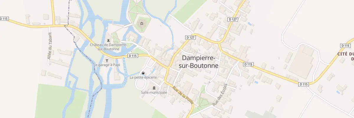 Plan du 6 Rue du Dix Neuf Mars à Dampierre-sur-Boutonne
