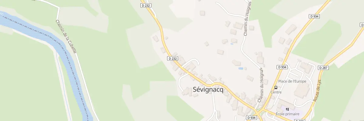Plan du 280 Rte de Bescat à Sévignacq-Meyracq