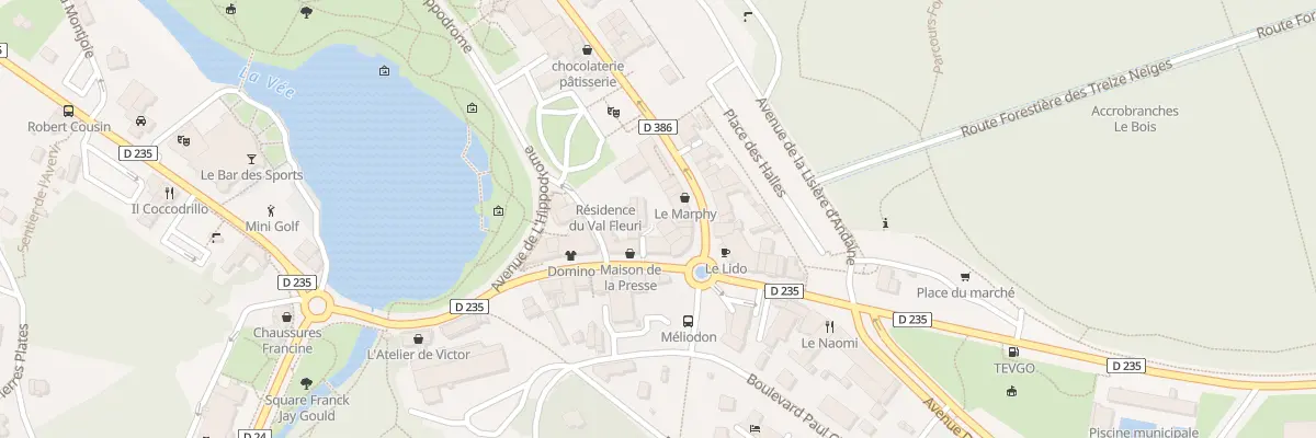 Plan du 12 Pl de la République à Bagnoles de l’Orne Normandie