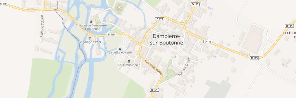 Plan du 6 Rue des Rosiers à Dampierre-sur-Boutonne