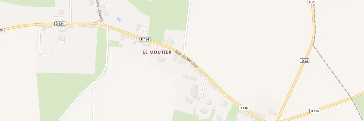 Plan du 228 Rue du Moutier à Donnay
