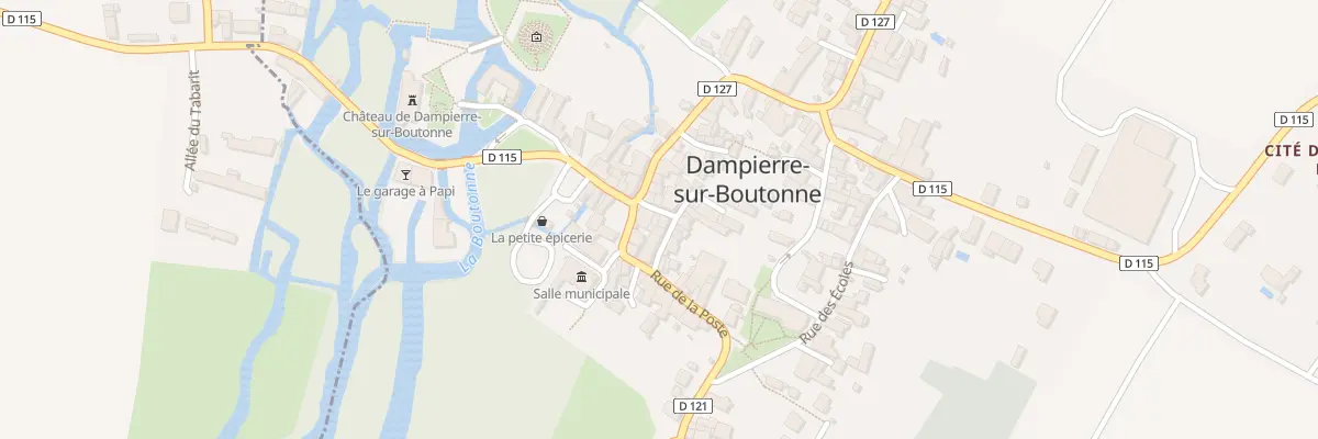Plan du 4 Rue des Rosiers à Dampierre-sur-Boutonne