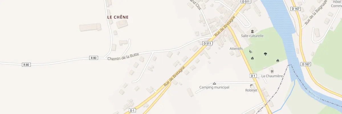 Plan du 2 Che de la Butte à Pont-d’Ouilly