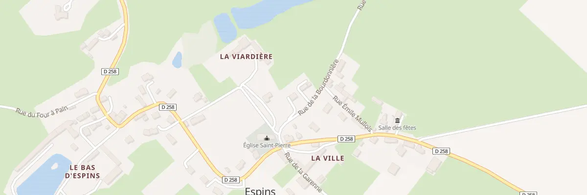 Plan du 1 Rue de la Bourdonnière à Espins
