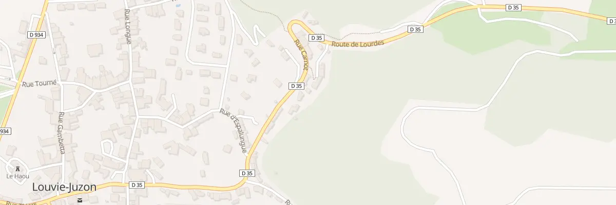 Plan du 12 Rue Carnot à Louvie-Juzon