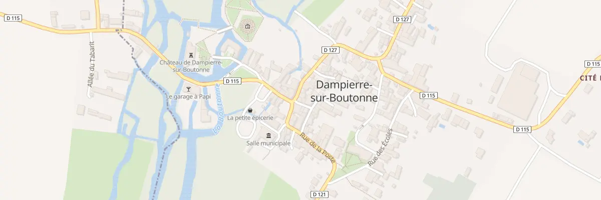 Plan du 2 Rue du Dix Neuf Mars à Dampierre-sur-Boutonne