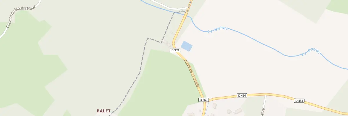 Plan du 391 Rte de Grenade à Classun