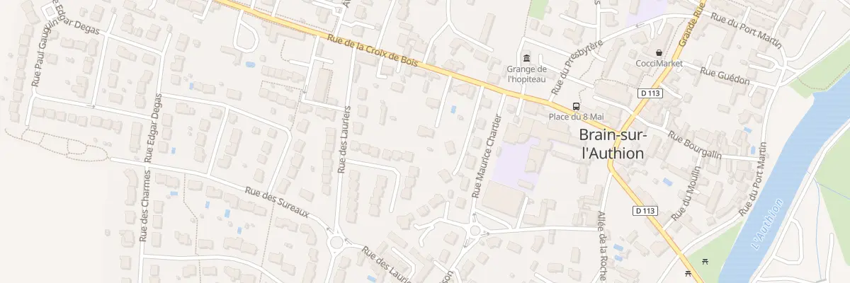 Plan du 17T Rue de la Croix de Bois à Loire-Authion