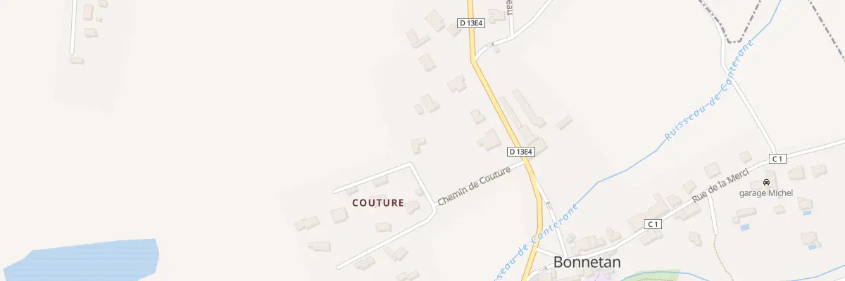Plan du 8 Che de Couture à Bonnetan