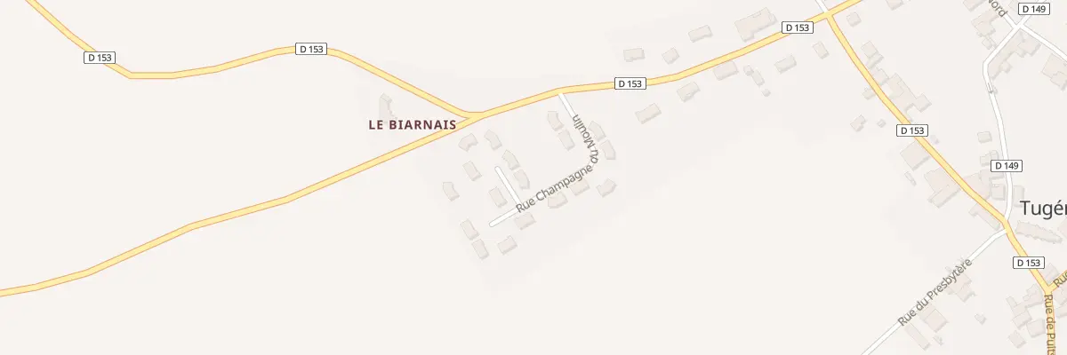 Plan du 16 Champagne du Moulin à Tugéras-Saint-Maurice
