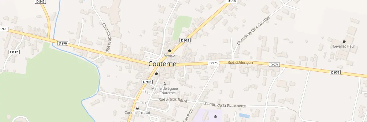 Plan du 13 Rue d’Alencon Couterne à Rives d’Andaine