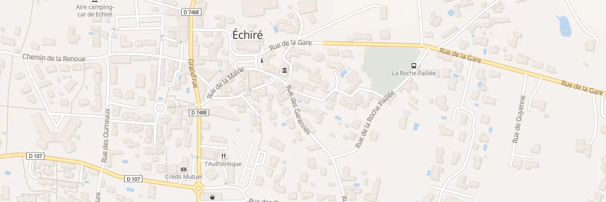 Plan du 19 Rue des Garennes à Échiré