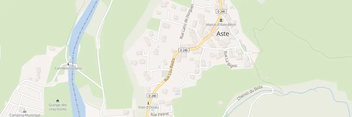 Plan du 107 Rue Lou Badre à Aste-Béon