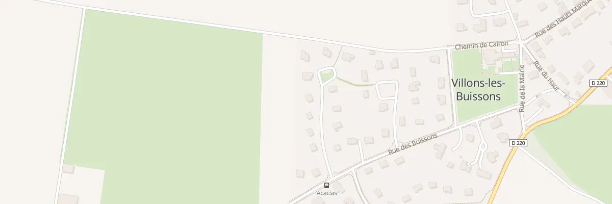 Plan du 9 Rue des Acacias à Villons-les-Buissons