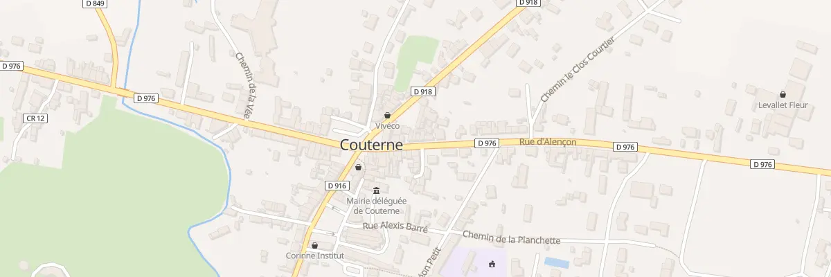 Plan du 11 Rue d’Alencon Couterne à Rives d’Andaine