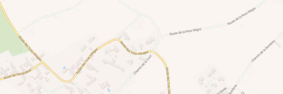 Plan du 244 Rte des Trois Villages à Germond-Rouvre