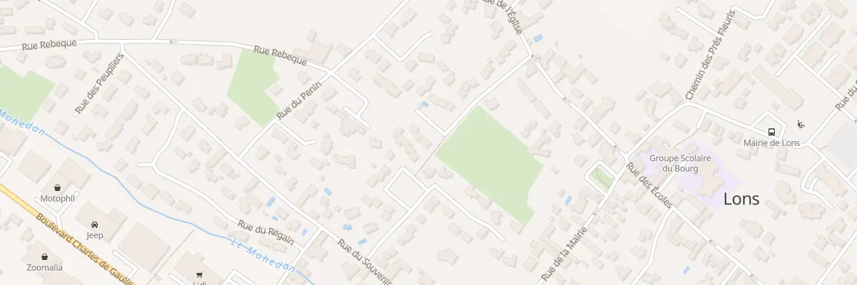Plan du 1 Rue de l’Aumaraldine à Lons