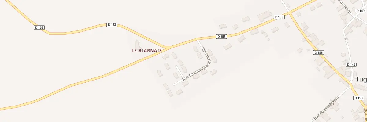 Plan du 17 Rue Champagne du Moulin à Tugéras-Saint-Maurice