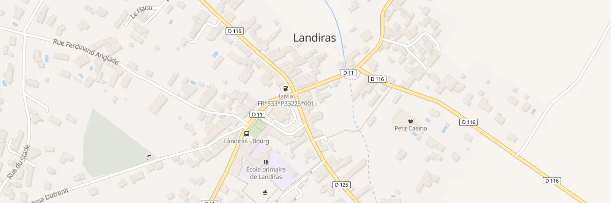 Plan du 6 Rue de la Libération à Landiras