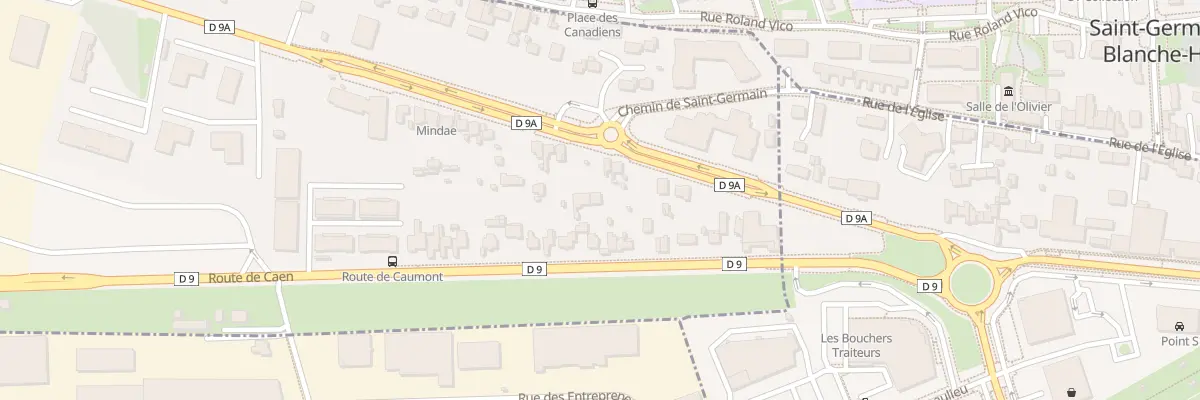 Plan du 13 Rte de Bayeux à Carpiquet