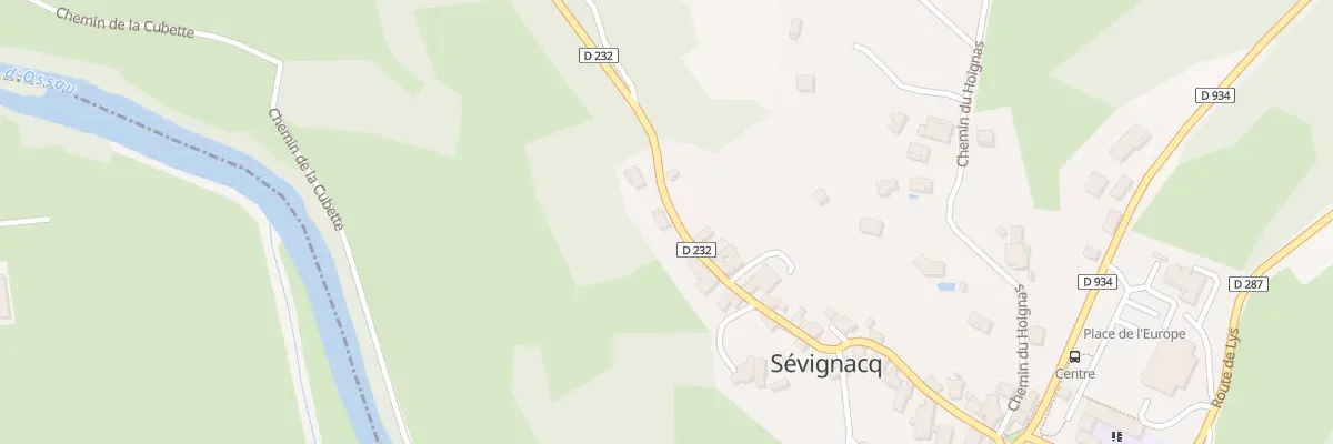 Plan du 333 Rte de Bescat à Sévignacq-Meyracq