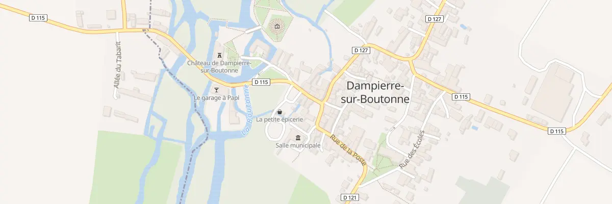 Plan du 3 Rue du Chateau à Dampierre-sur-Boutonne