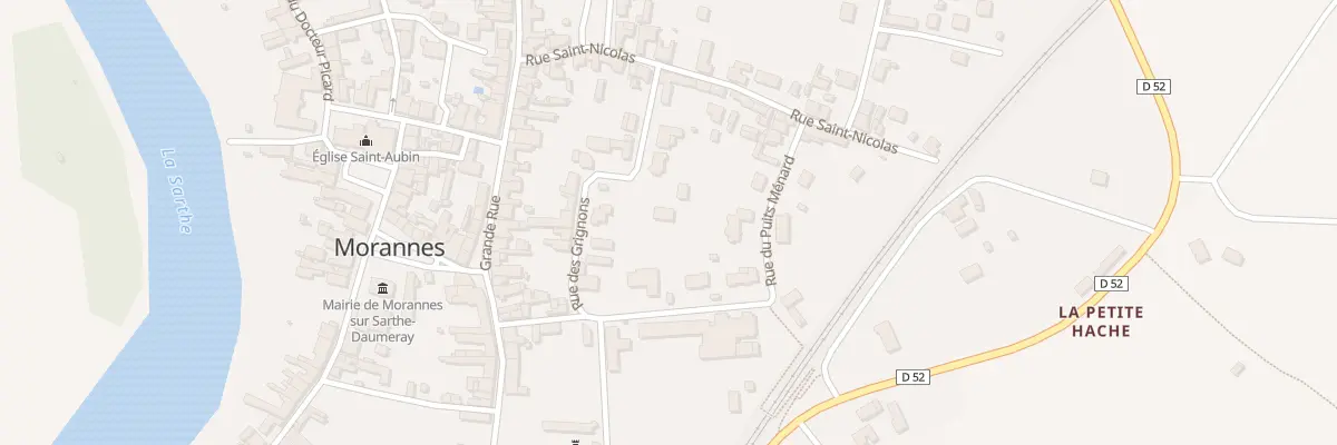 Plan du 3B Rue des Grignons à Morannes sur Sarthe-Daumeray
