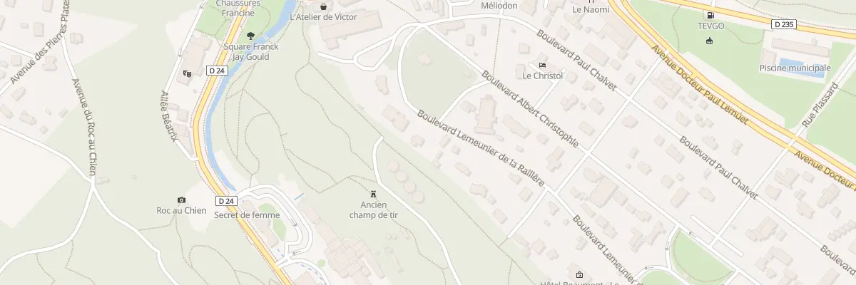Plan du 4 Bd Lemeunier de la Raillere à Bagnoles de l’Orne Normandie