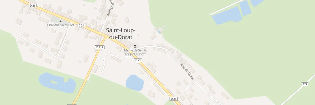 Plan du 4 Rue du Dorat à Saint-Loup-du-Dorat