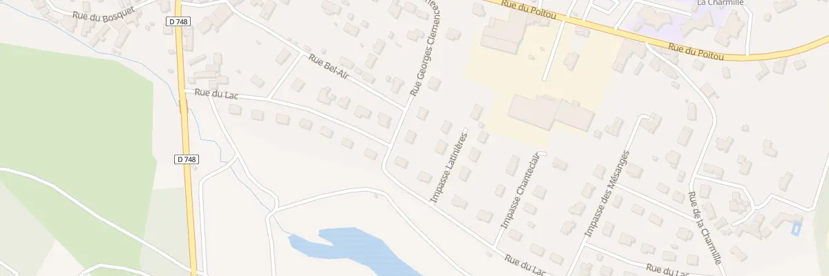 Plan du 5 Rue Georges Clémenceau à Secondigny