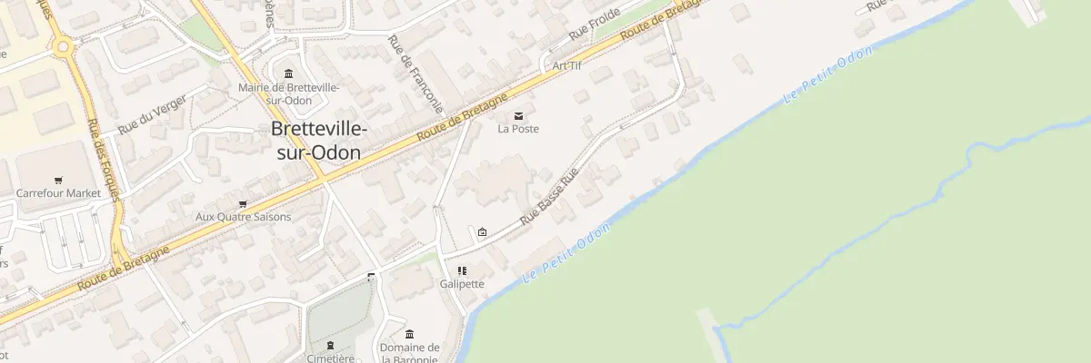 Plan du 2B Rue Basse Rue à Bretteville-sur-Odon