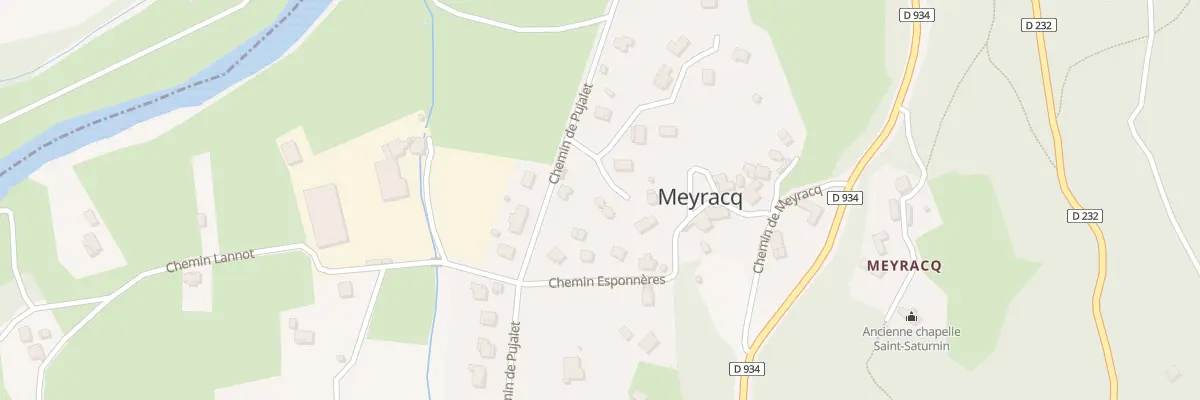 Plan du 1 Lot Laffore à Sévignacq-Meyracq
