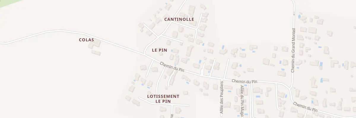 Plan du 36B Che du Pin à Sallebœuf