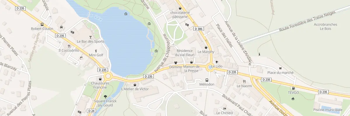 Plan du 5 Rue de l’Hippodrome à Bagnoles de l’Orne Normandie