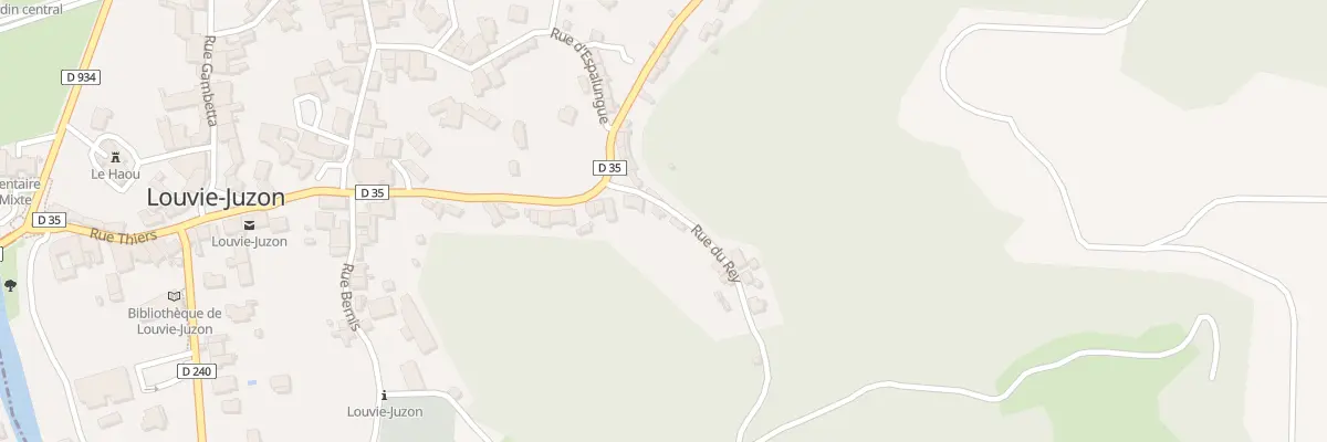Plan du 4 Rue du Rey à Louvie-Juzon