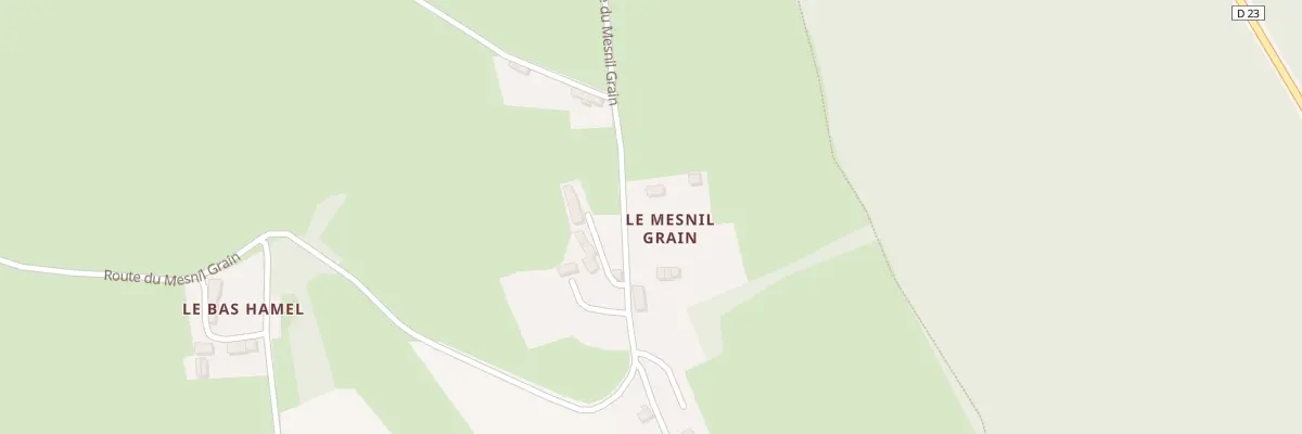 Plan du 323 Rte du Mesnil Grain à Donnay