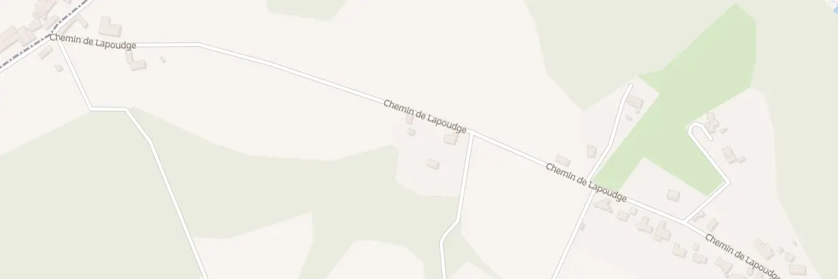 Plan du 1091 Che de Lapoudge à Aubin
