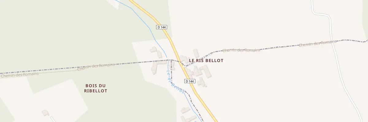Plan du 1 Le Ribellot à Val-de-Cognac