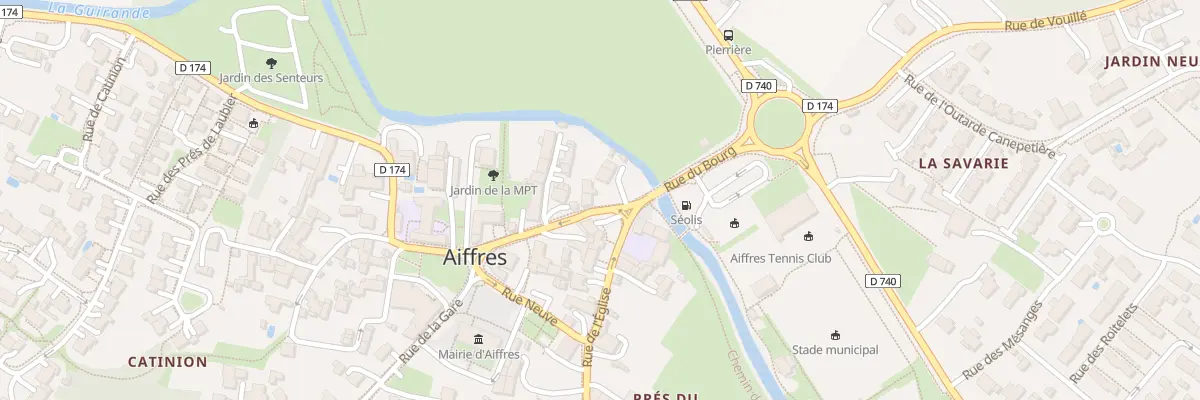 Plan du 171 Rue du Bourg à Aiffres