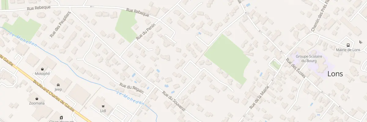 Plan du 13 Rue Bernède à Lons