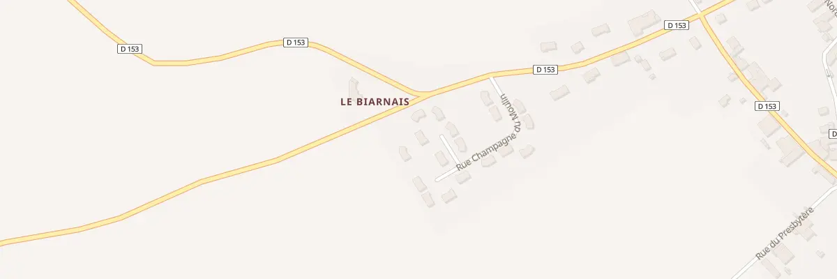 Plan du 3 Rue Champagne du Moulin à Tugéras-Saint-Maurice
