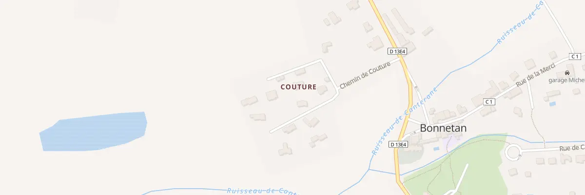 Plan du 11 Che de Couture à Bonnetan