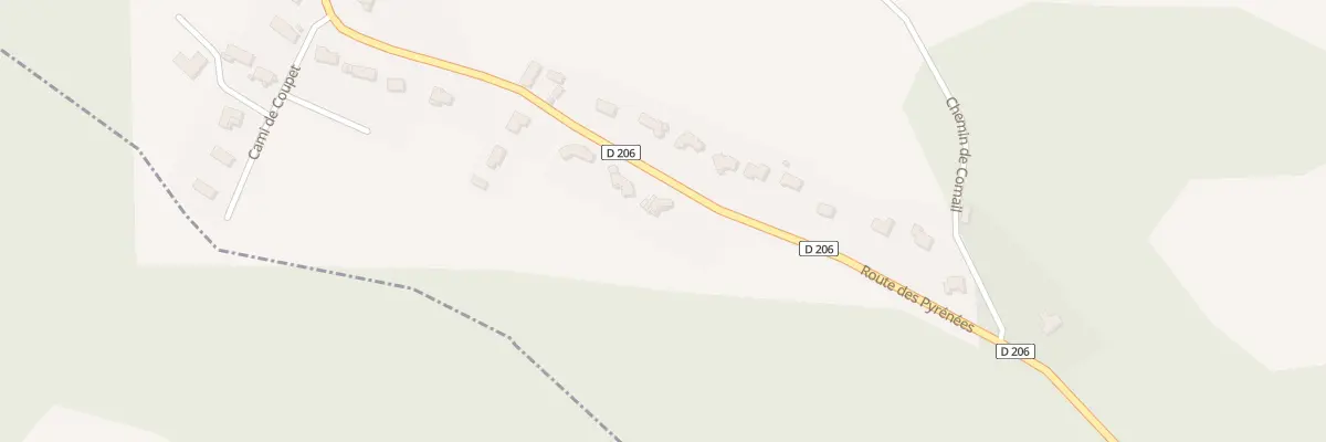 Plan du 1972 Rte des Pyrénées à Lonçon