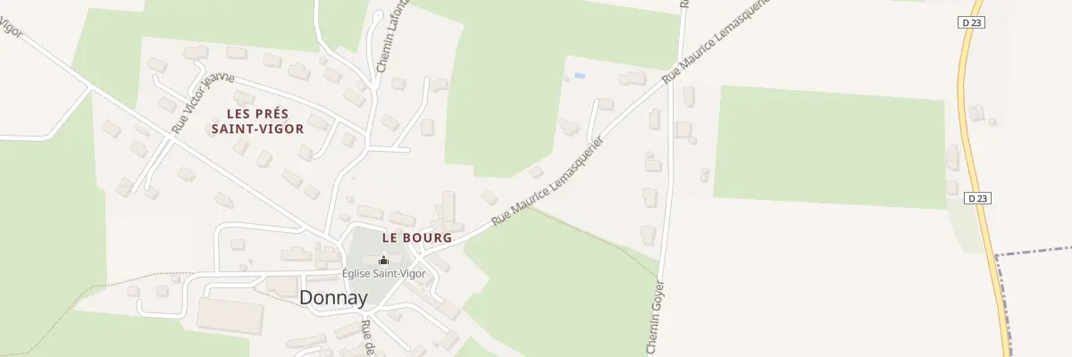 Plan du 177 Rue Maurice Lemasquerier à Donnay