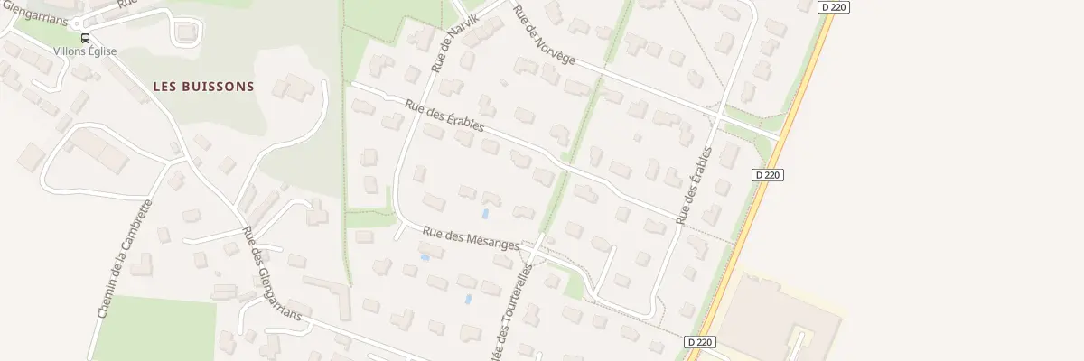 Plan du 9 Rue des Érables à Villons-les-Buissons