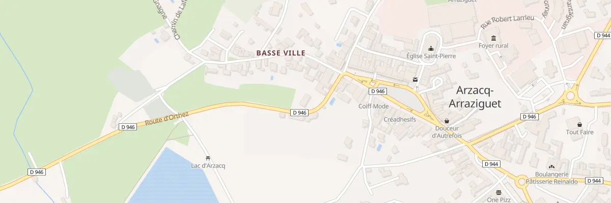 Plan du 12 Rte d’Orthez à Arzacq-Arraziguet